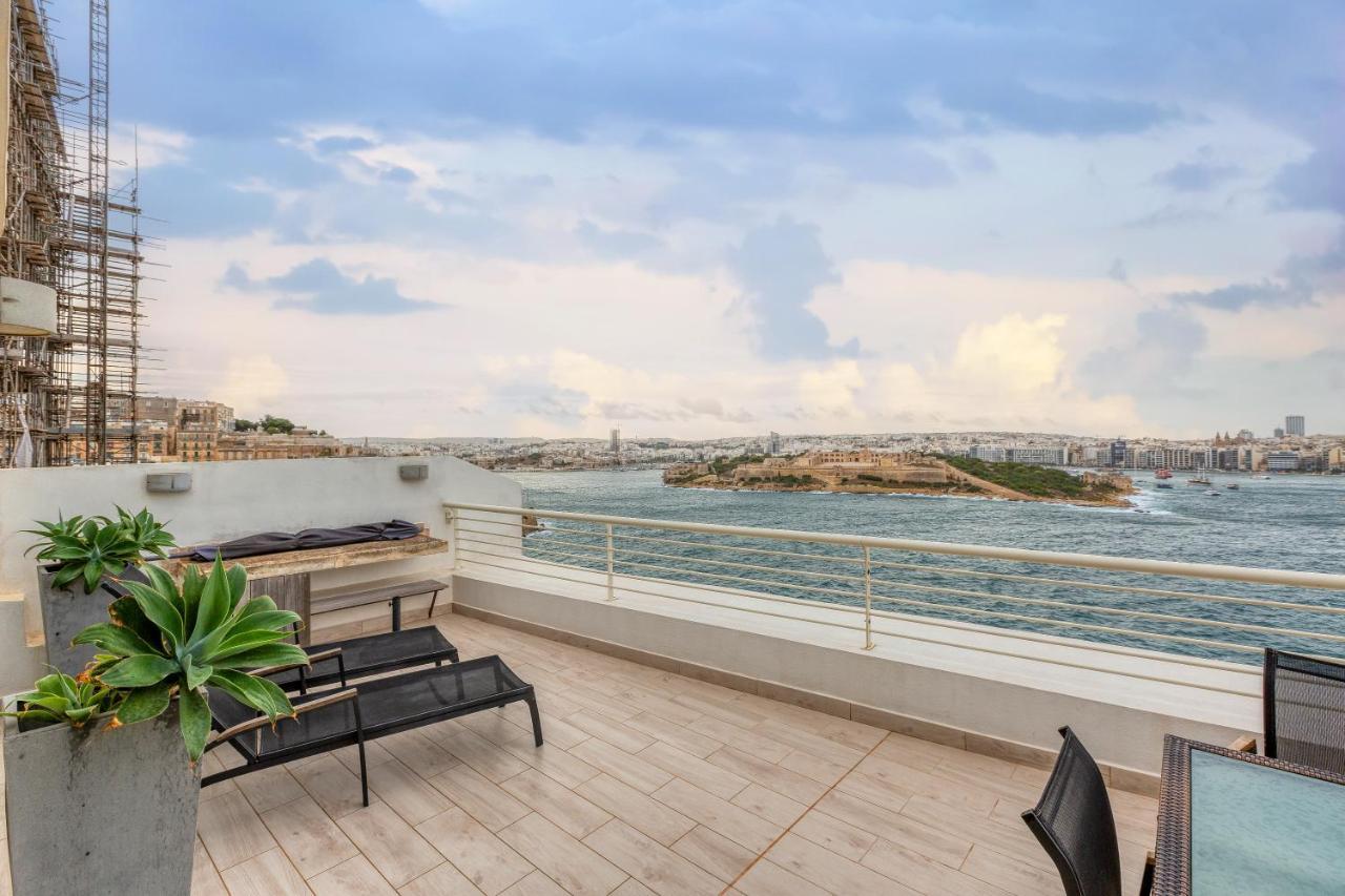 49/3 Seafront Duplex Penthouse In La Valette Extérieur photo